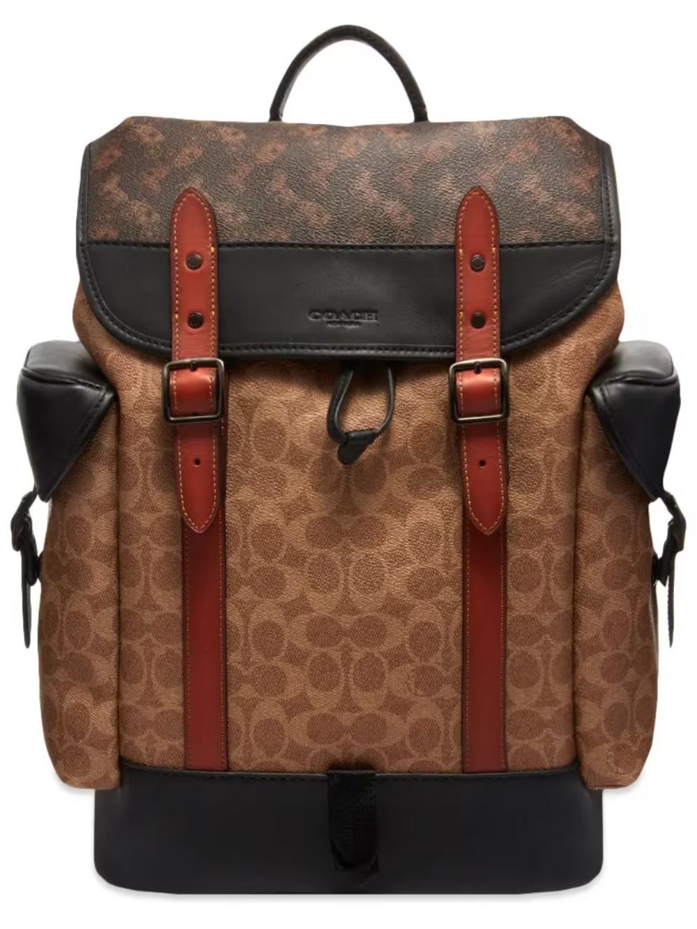 COACH Hitch Leather Backpack